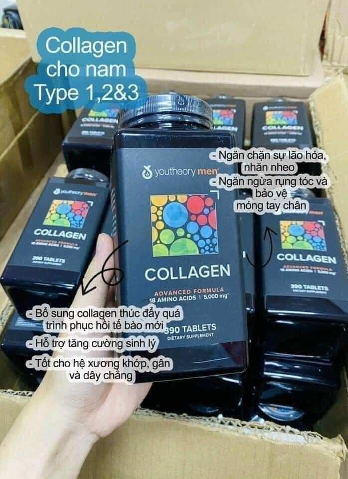 Collagen Men youtheory dành cho Nam giới