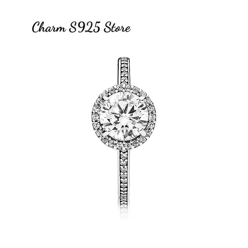NHẪN ĐEO TAY PANDORA ALE ĐÍNH ĐÁ LỚN BẠC S925
