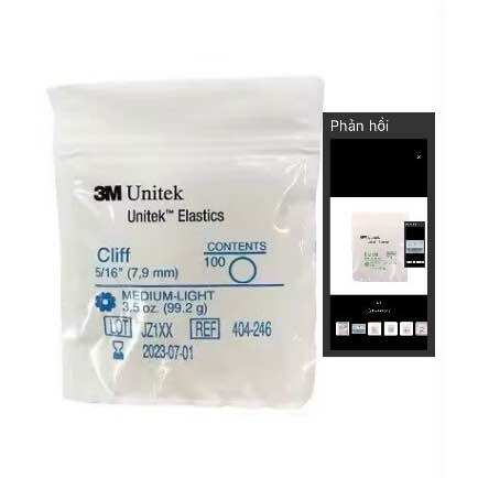 Thun kéo niền răng, chun liên hàm 3M Unitek Elastics 3.5oz (100 chun/túi)