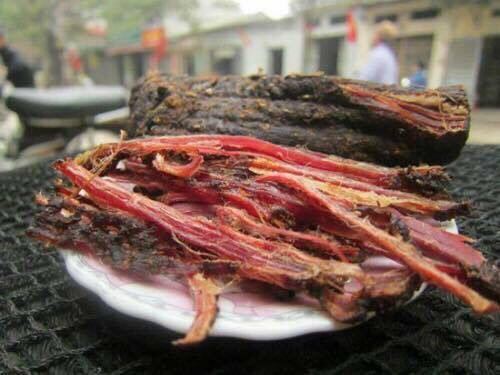 500g thịt lợn sấy khô tây bắc