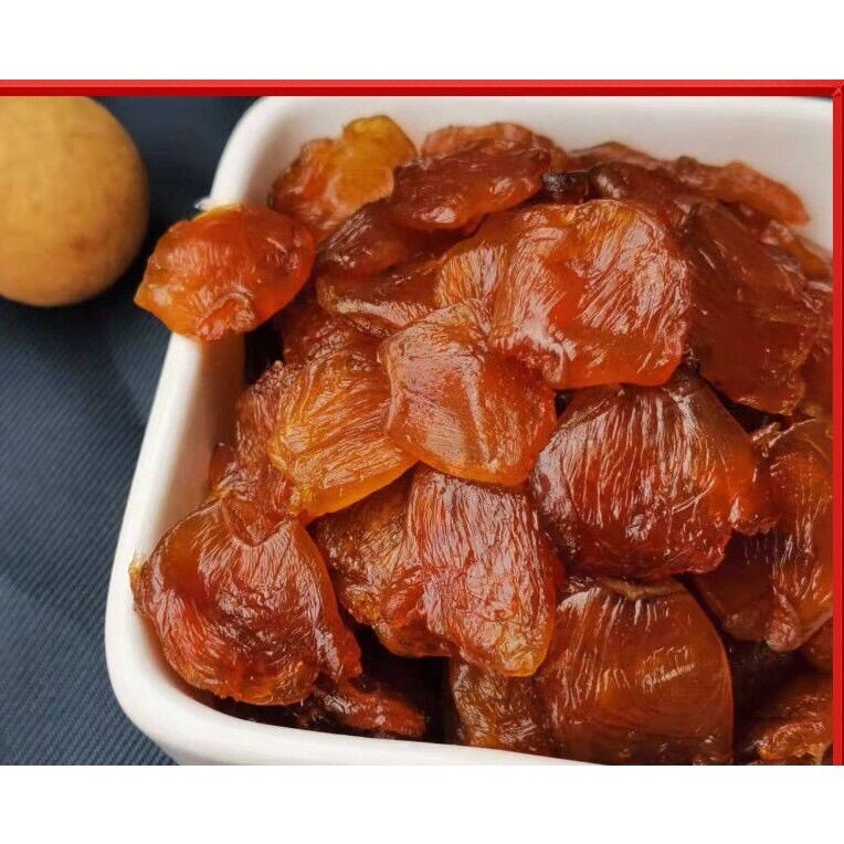 Nhãn nhục khô vàng nâu, cánh dày 500gr