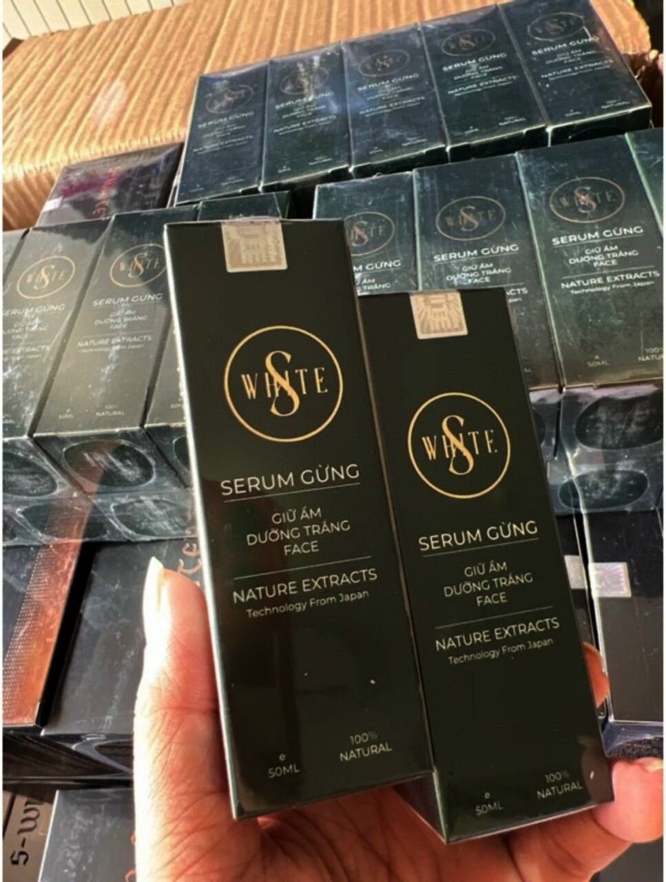 Serum gừng trắng da Swhite 50ml (mẫu mới ) hsd 2026