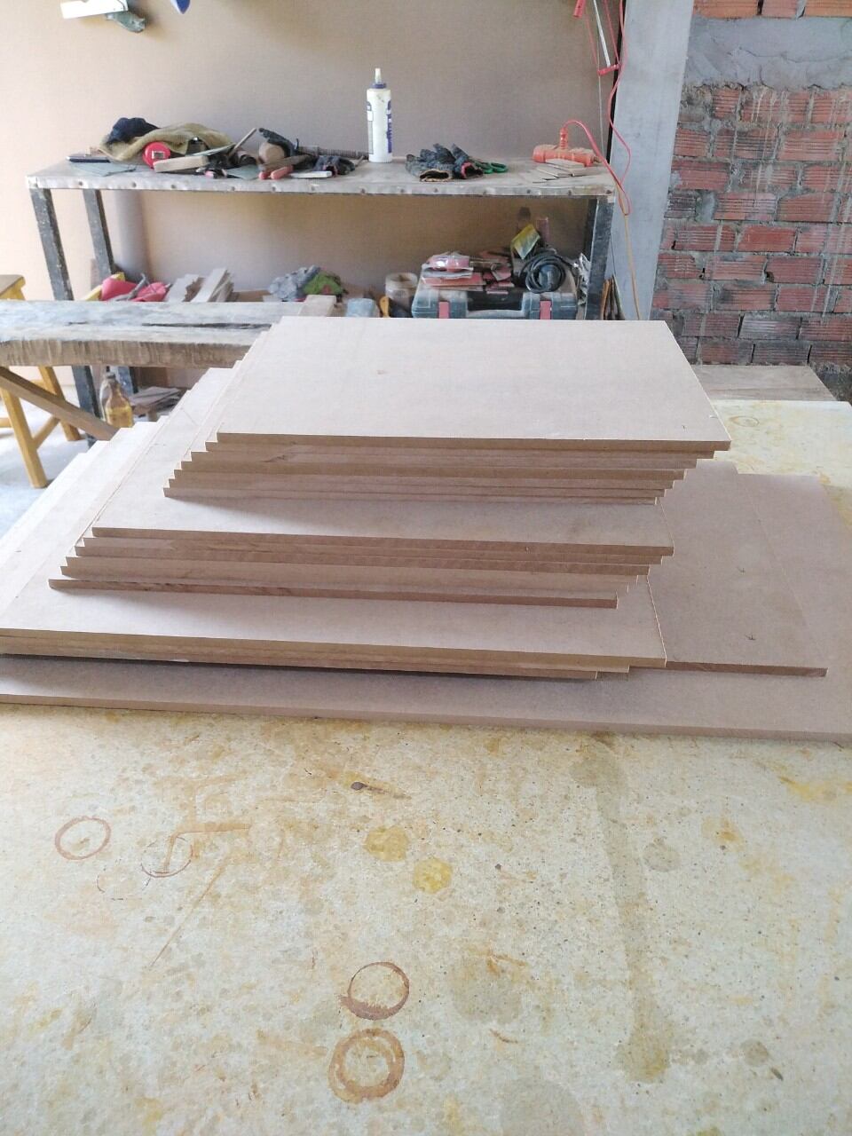 tấm ván gỗ MDF dầy 9mm, nhiều kích thước