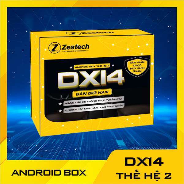 Android box Zestech DX14 Plus thế hệ 2, Ram 8gb, SM6225, android 13