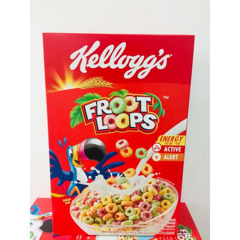 NGŨ CỐC DINH DƯỠNG/ BÁNH ĂN SÁNG KELLOGG'S FROOT LOOPS Hộp 150G/285G/400G