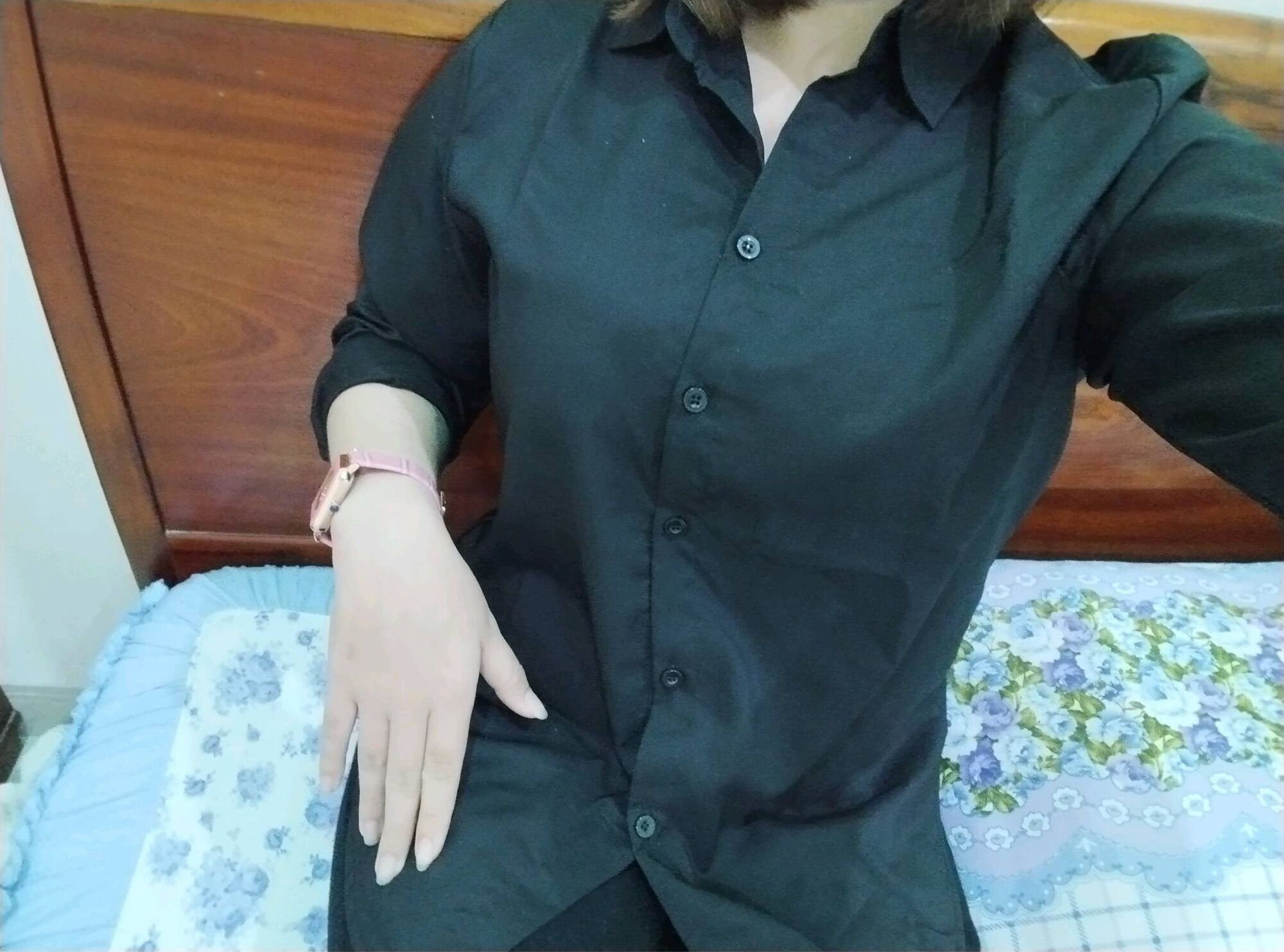 BIG SIZE - ĐỦ SIZE - ÁO SƠ MI ĐEN - vải mát form rộng