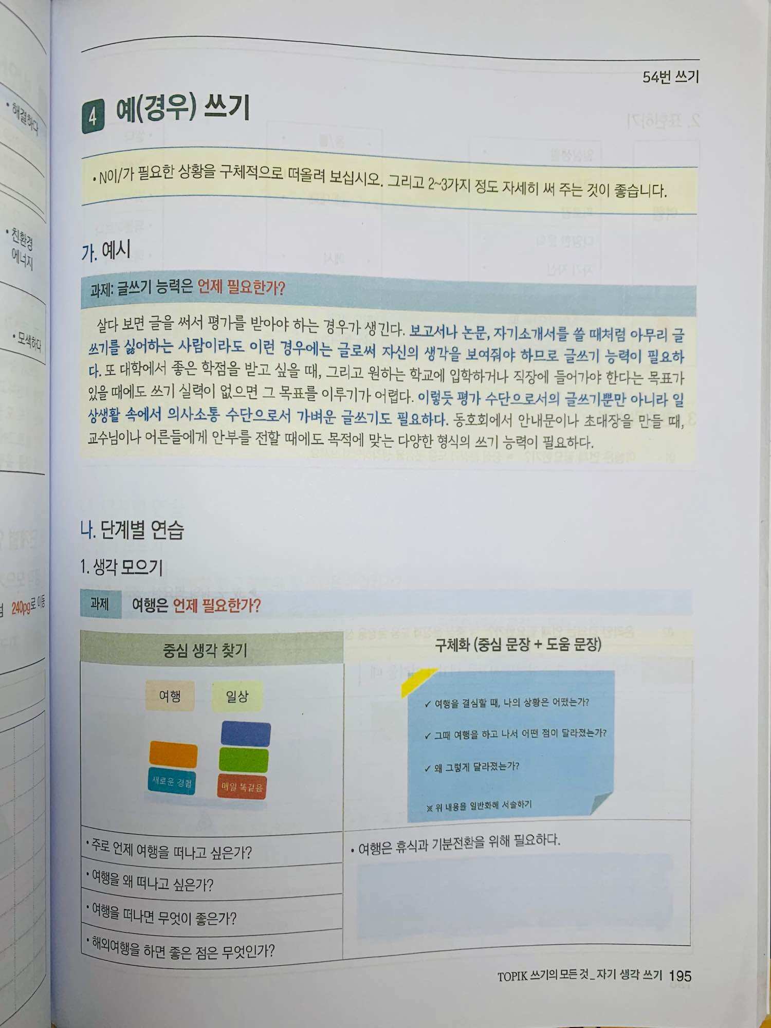 Hướng dẫn viết Topik II 쓰기의 모든 것 - đen trắng