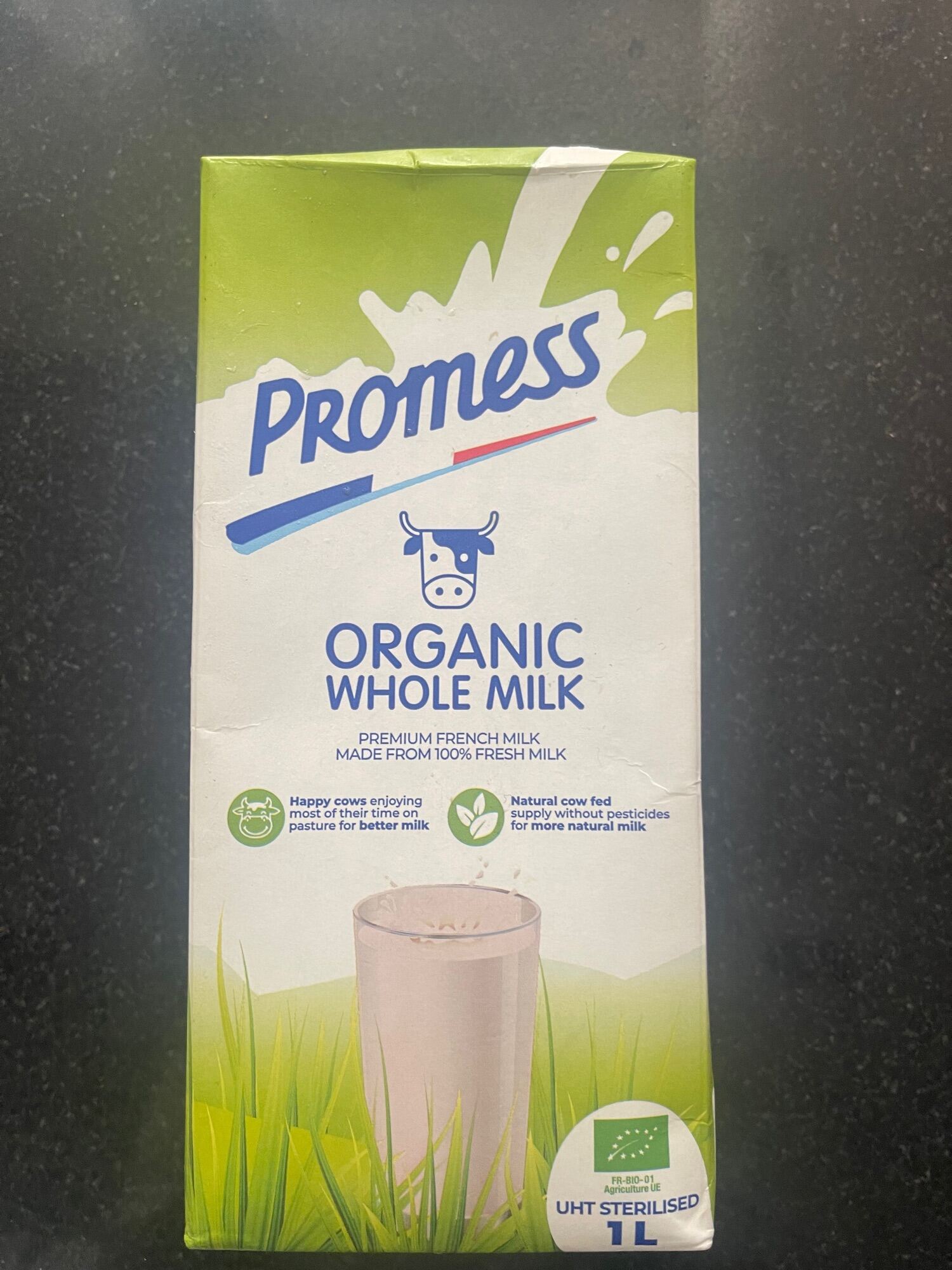 Thùng Hộp 1L Sữa Tươi Promess Organic