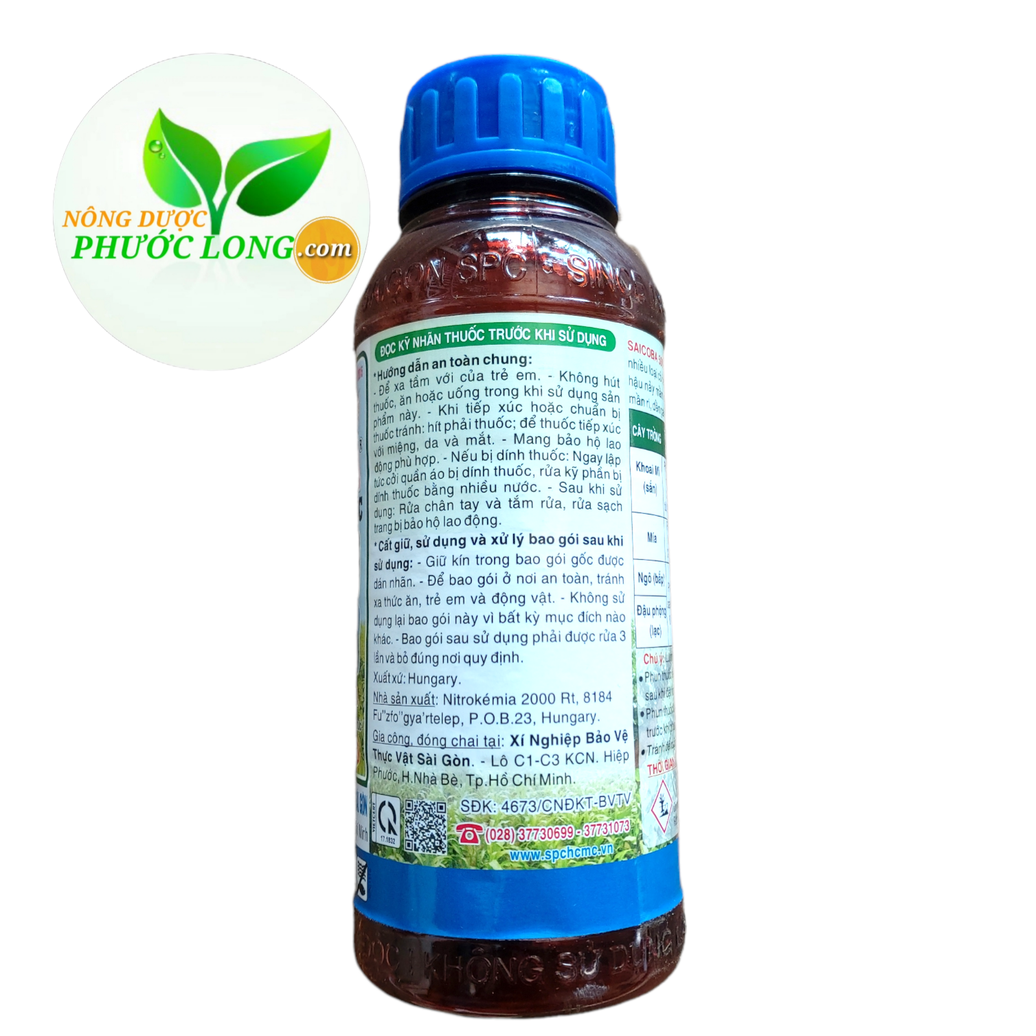 SAICOBA 500EC THUỐC TRỪ CỎ