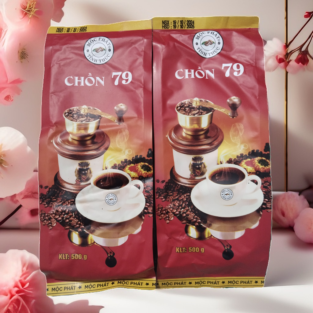 Cafe chồn 79 Hảo Hạng, thơm, sánh =1kg Cafe Hiệu Mộc Phát