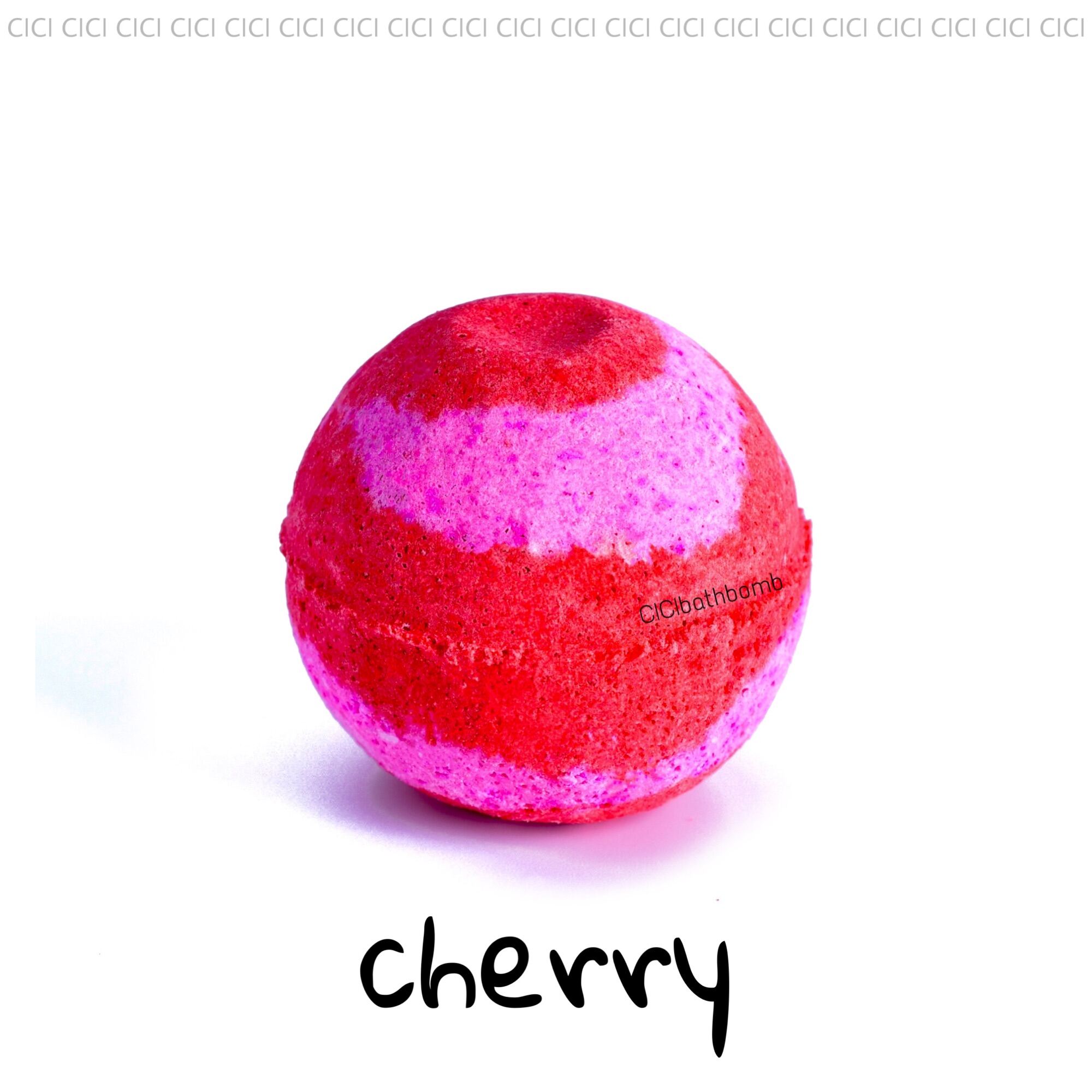 Bom tắm Cherry - Cherry Bath Bomb - Viên sủi bồn tắm