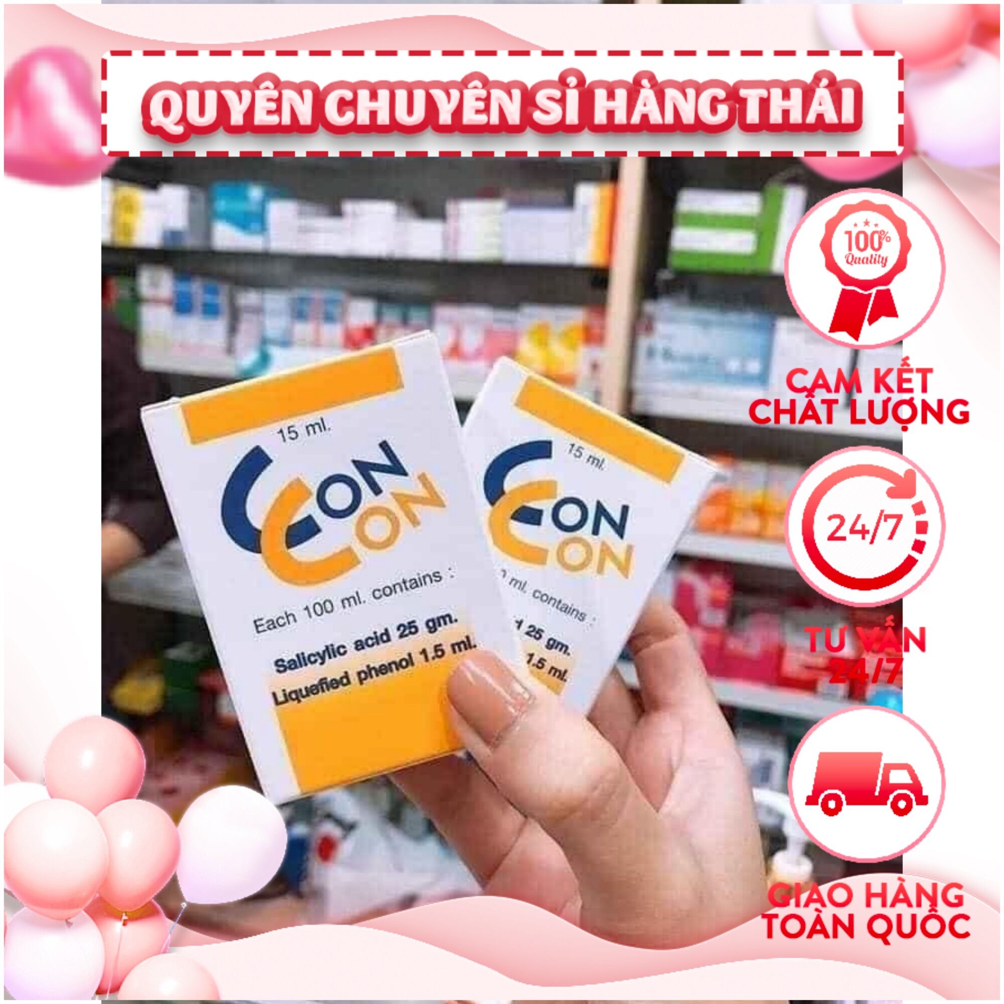 Chấm mụn cóc con con thái lan