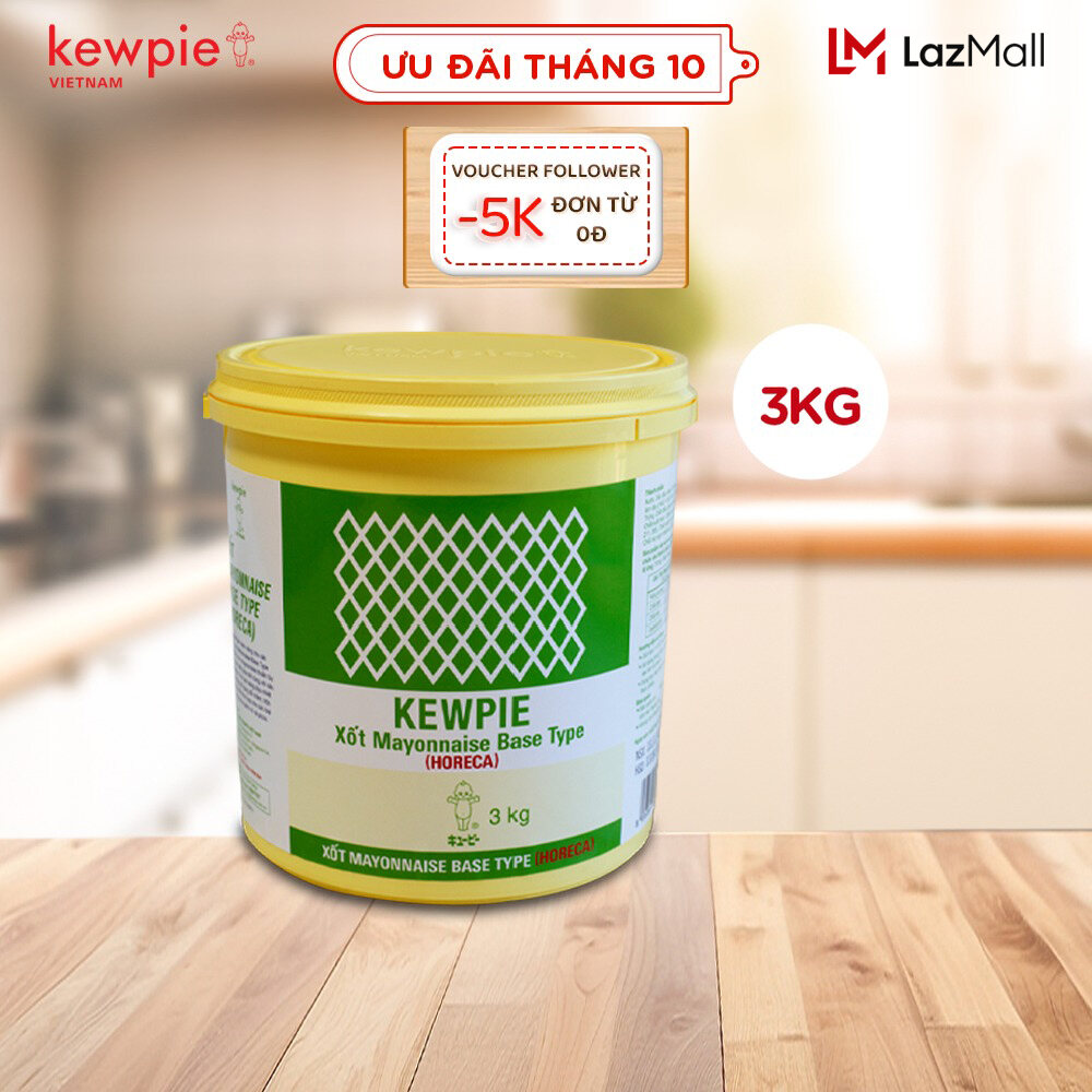 Xốt Mayonnaise Base Type (Horeca) - Kewpie (Xô 3kg)