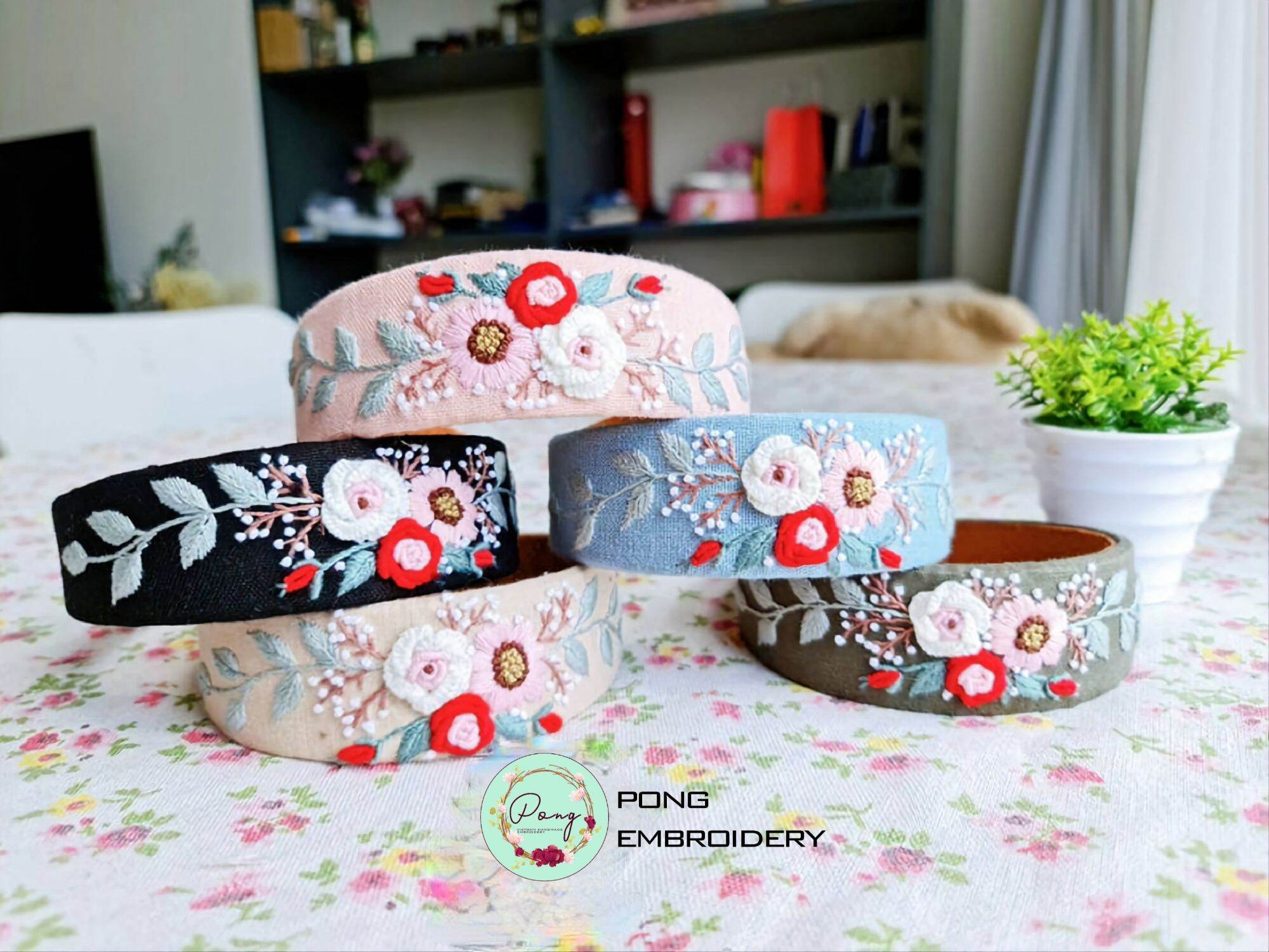 Bờm Thêu Tay Thủ Công Handmade - Pong Embroidery