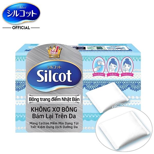 [Hcm]Bông Tẩy Trang Silcot Hộp 82 Miếng