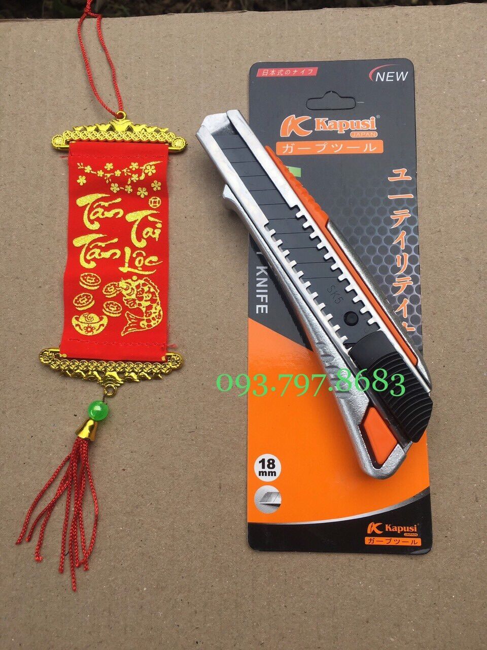 Dao rọc giấy cao cấp kapusi vỏ Nhôm