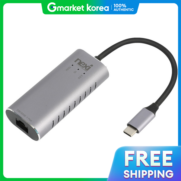 Coms | Usb3.1 Type-C Gigabit Wired Lan Card 2.5g Ethernet Laptop Rg45 Lan Port Computer Giá 823,200 Đồng*Miễn phí vận chuyển