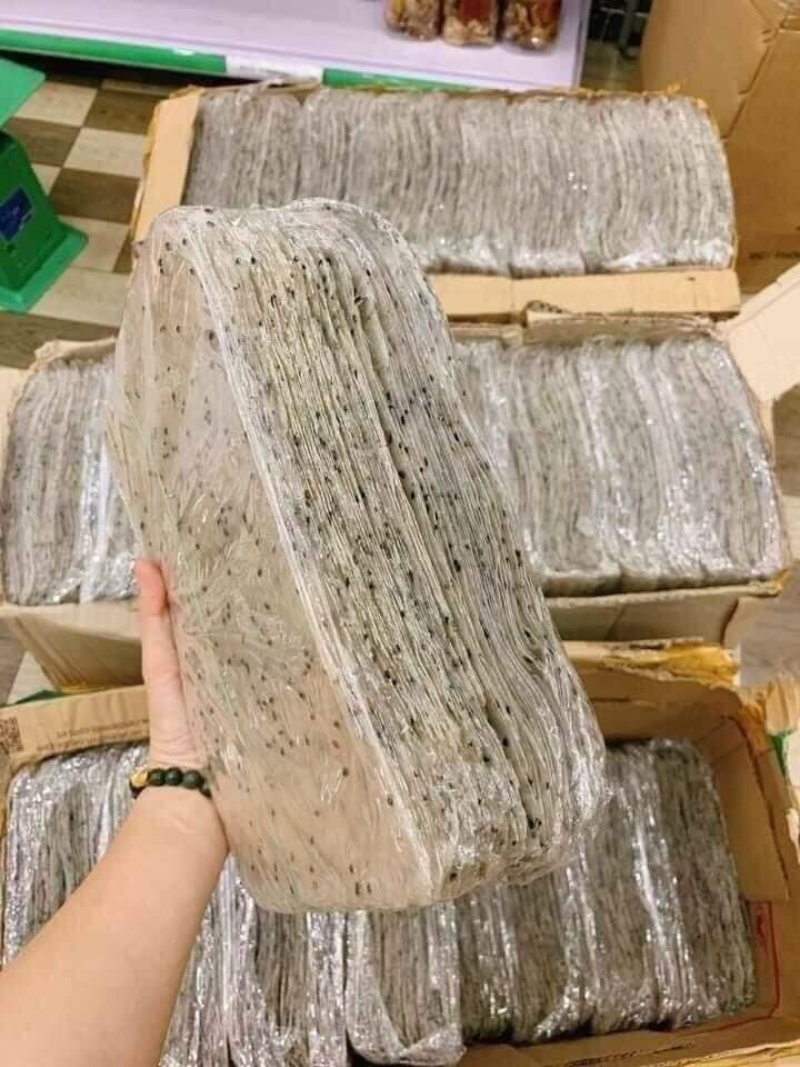 BÁNH TRÁNG MÈ ĐEN NHÚNG PHAN RANG ( 1 xấp hơn 2kg )