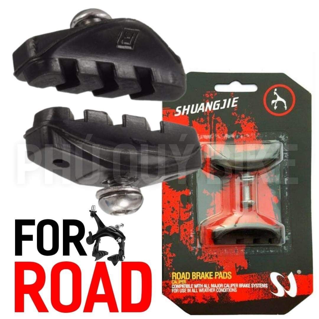 Gôm thắng-má phanh dành cho xe đạp road shuangjie | má phanh - gôm thắng dùng cho càng thắng c xe cuộc