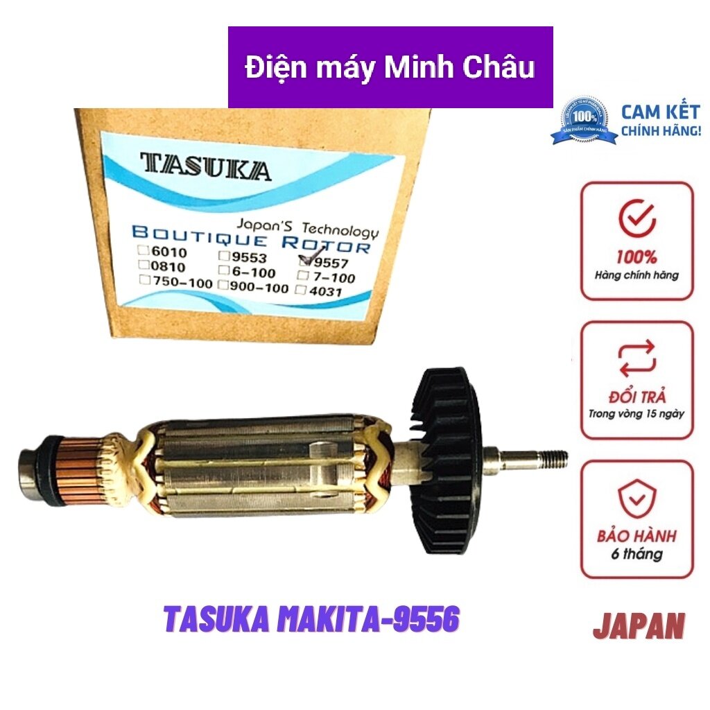 RoTor ruột máy mài TAsuka makita 9556 chính hãng, dây đồng 100℅%
