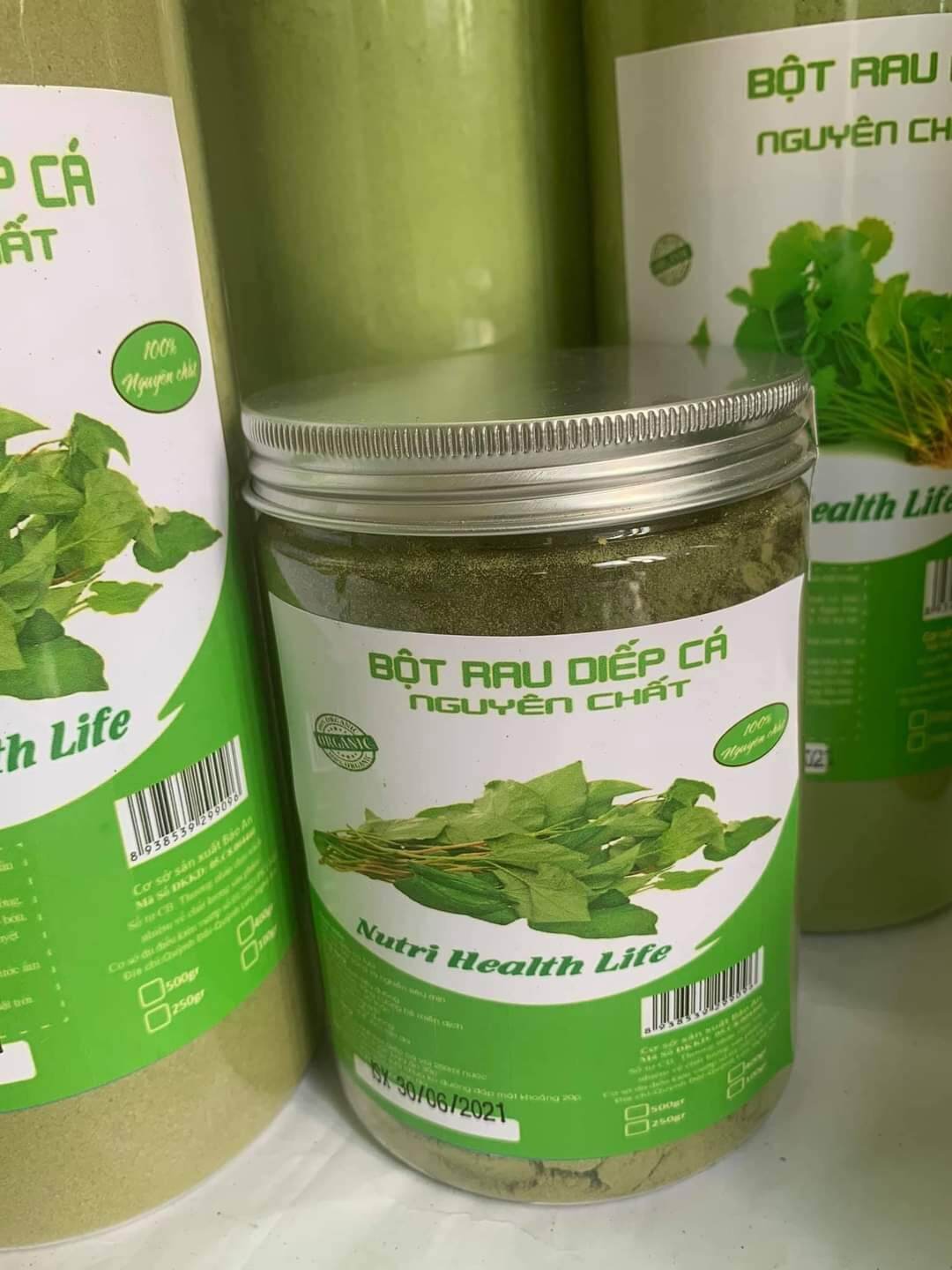 Bột rau diếp cá sấy lạnh nguyên chất mát gan, đẹp da