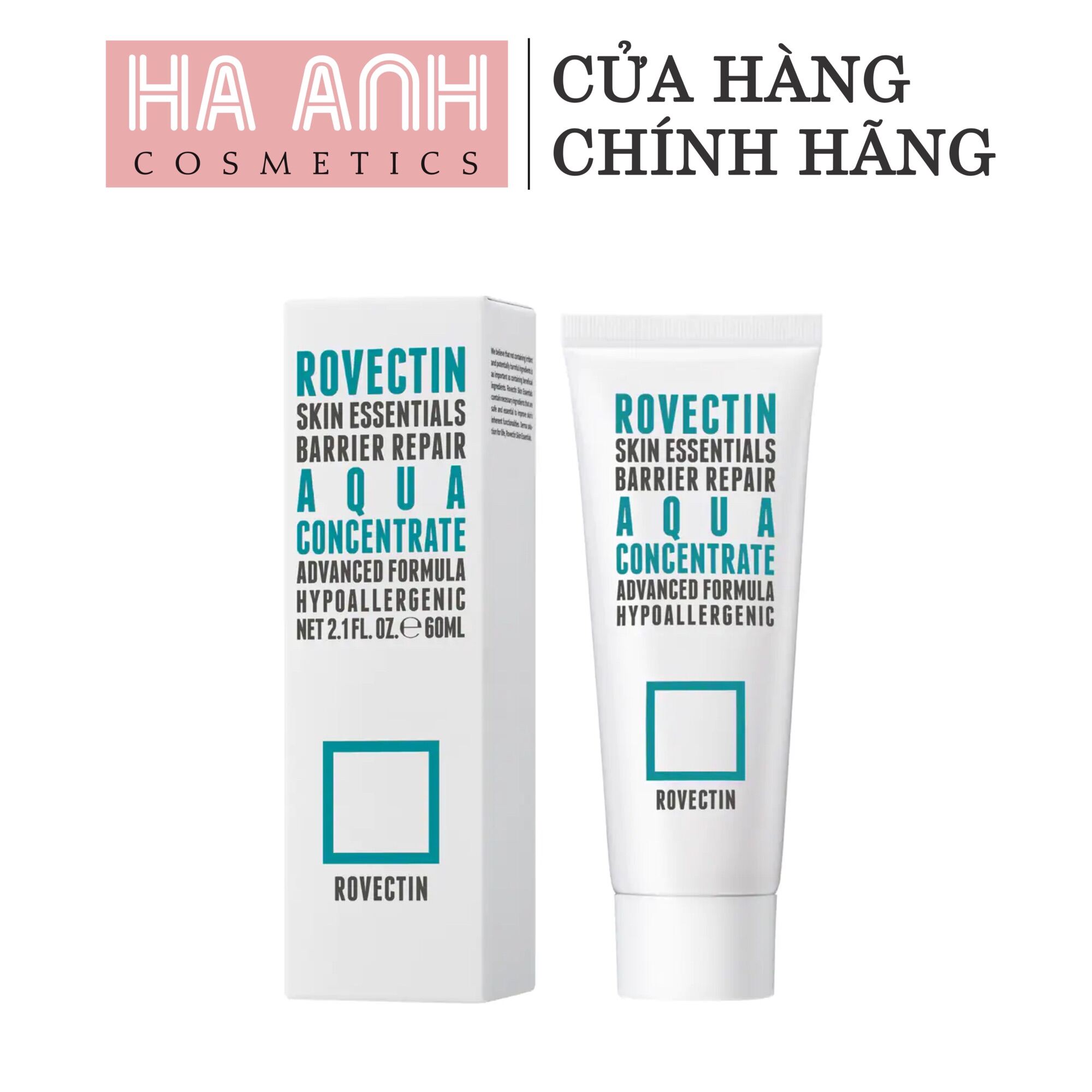 Kem Dưỡng Làm Sáng Và Cấp Ẩm Dịu Nhẹ Rovectin Skin Essentials Barrier Repair Aqua Concentrate