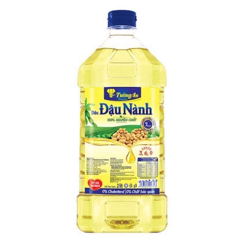 Dầu đậu nành tường an can 2lít