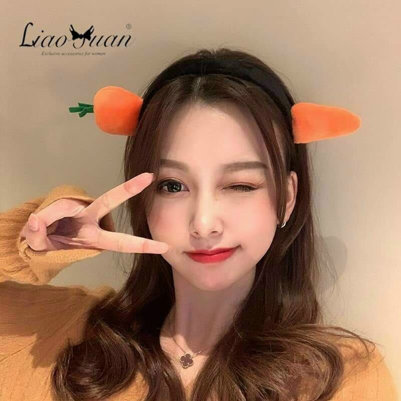 BN ACCESSORIES - Bờm cài tóc hình củ cà rốt siêu cưng dễ thương