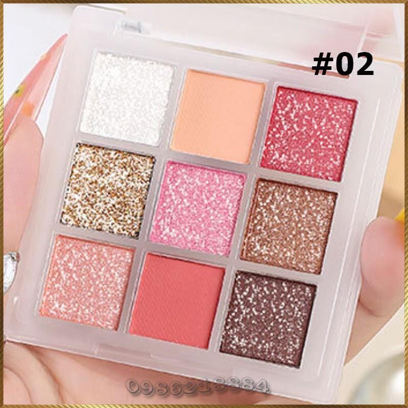 Phấn mắt Lameila 9 ô màu