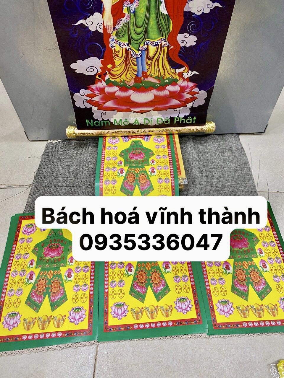 Giấy cúng vong linh siêu độ vong hồn thai nhi .... một sấp 30 tờ