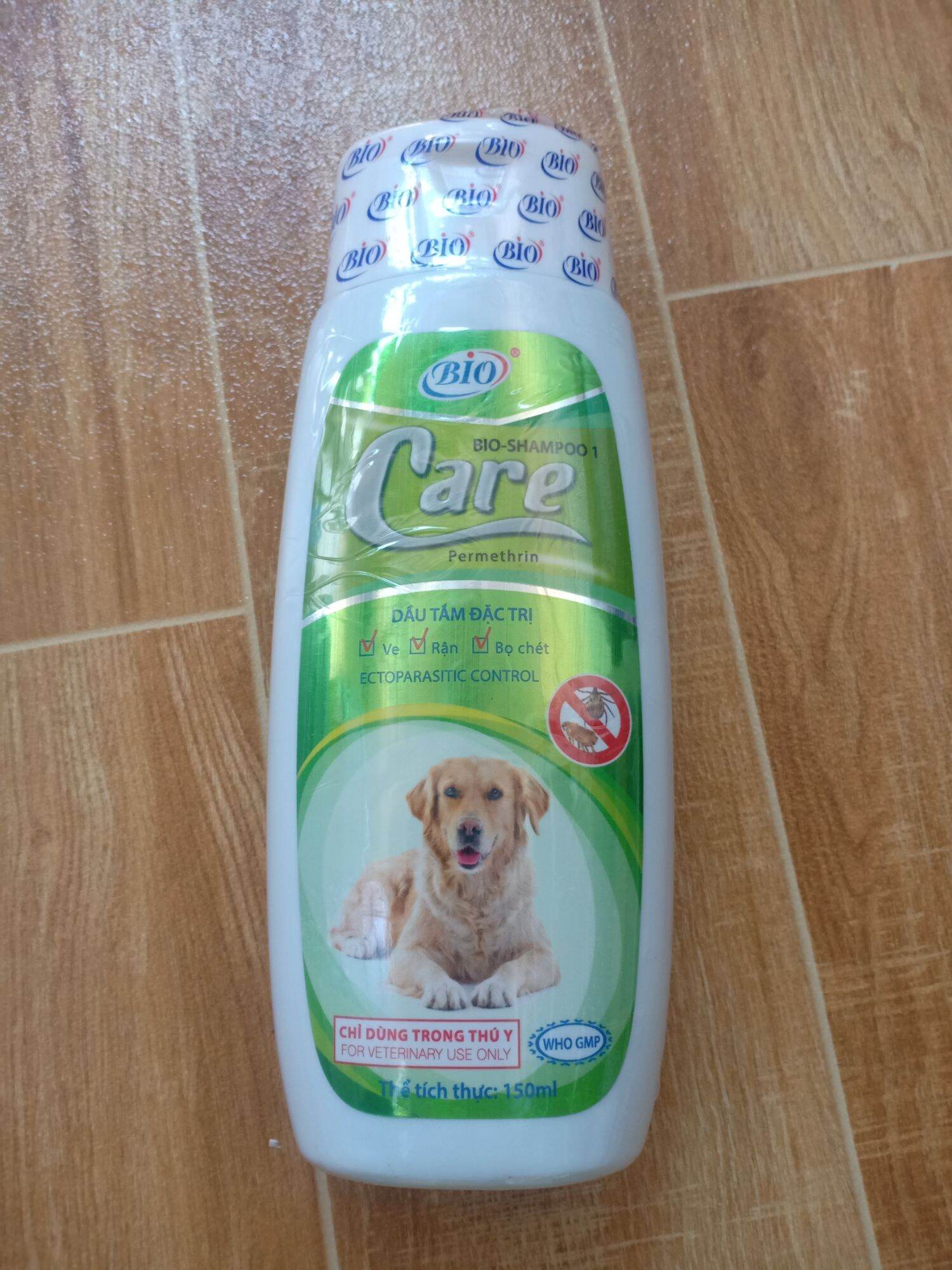 Dầu tắm ngừa ve, rận, bọ chét cho chó Bio Care 150ml