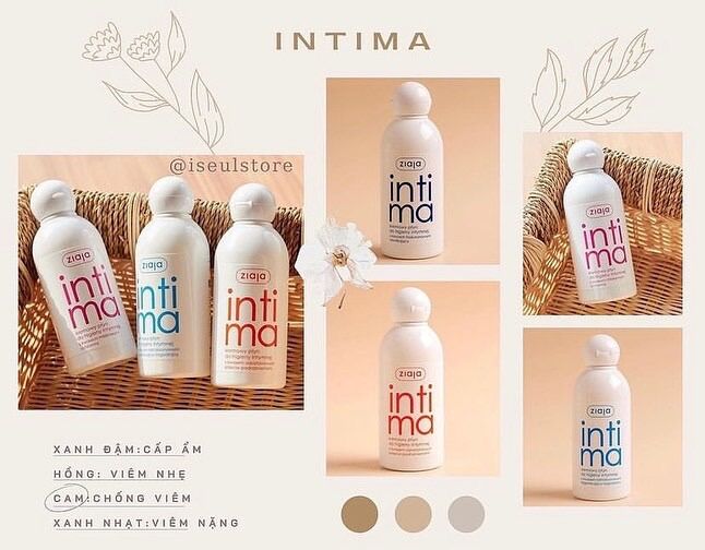 Dung dịch vệ sinh phụ nữ intima ziaja 200ml balan