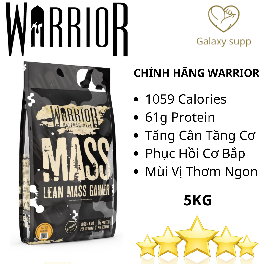 Warrior Lean Mass Gainer Sữa Tăng Cân Tăng Cơ 5Kg