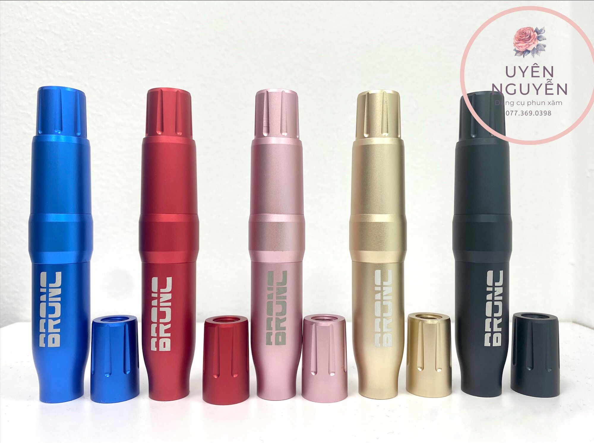 Máy Pen mini 2 đầu Bronc / Máy phun xăm Bronc
