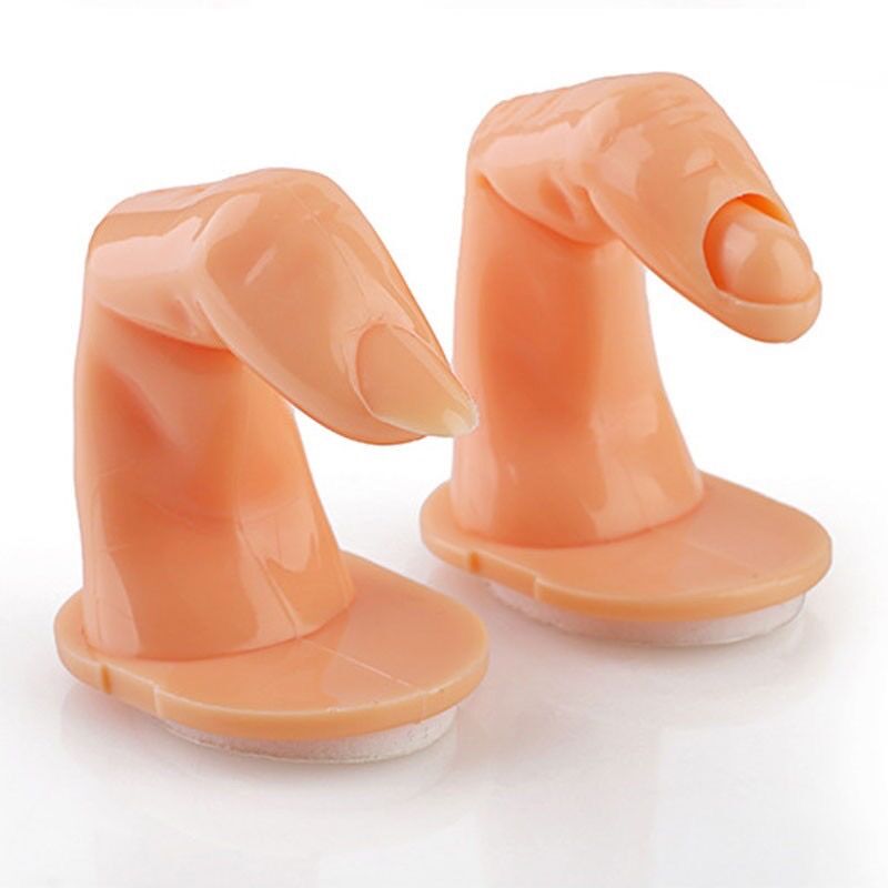Móng tay nhựa loại có móng làm nails ( 2 cái)
