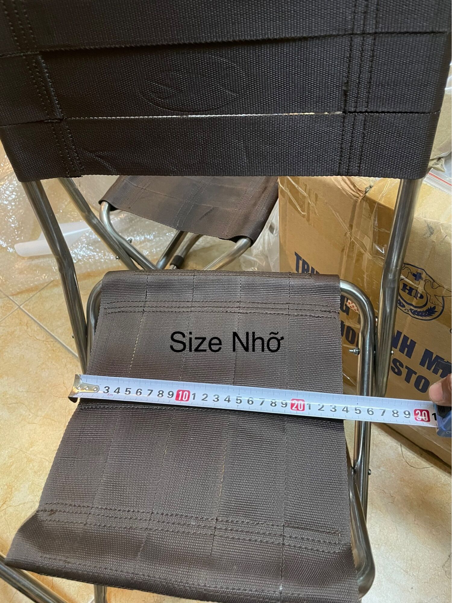 Ghế Câu Cá Inox Super To-Nhỏ