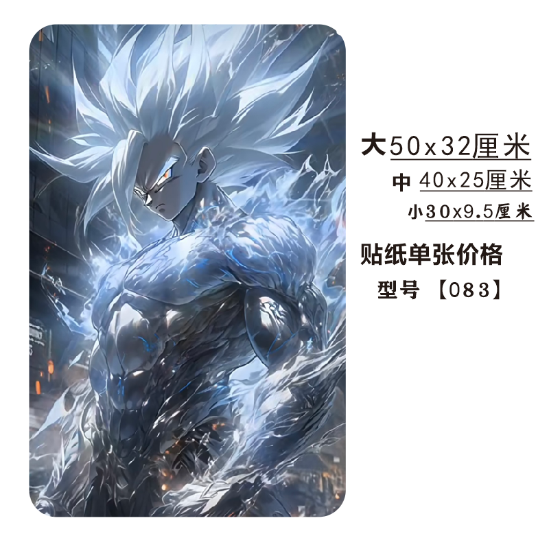 Lớn Siêu Saiyan Miếng Dán Du Lịch Chống Thấm Nước Hành Lý Decal Trang Trí Cho Vali Và Túi Đựng Monke