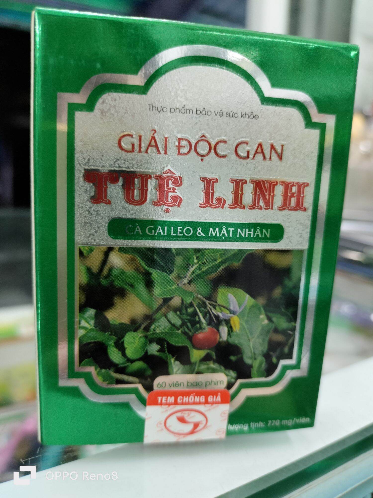 Giải độc gan tuệ linh cà gai leo và mật nhân