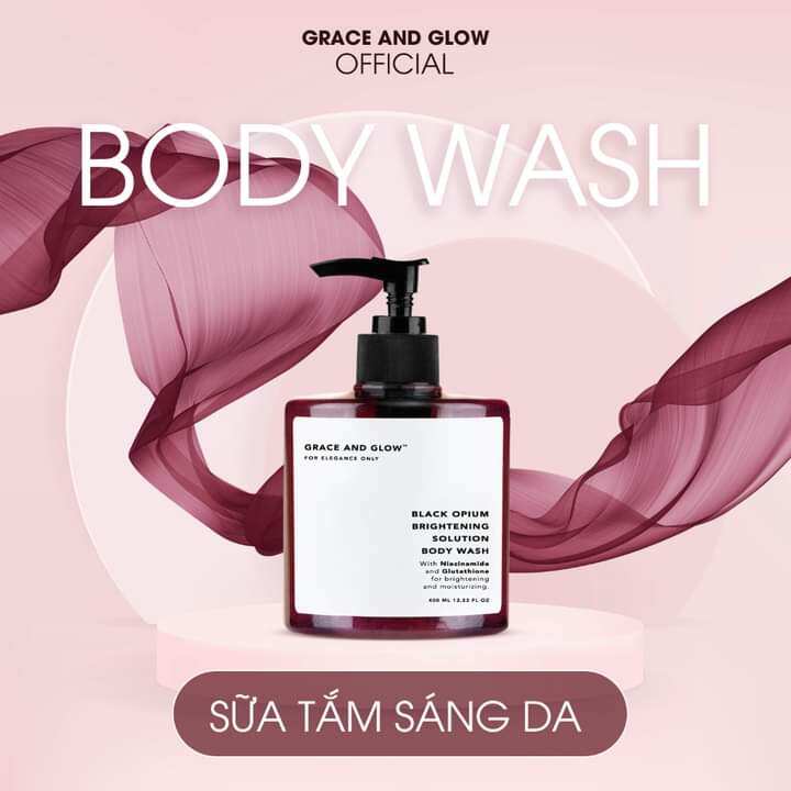 Sữa tắm hương nước hoa Grace And Glow 400ml- Màu đỏ