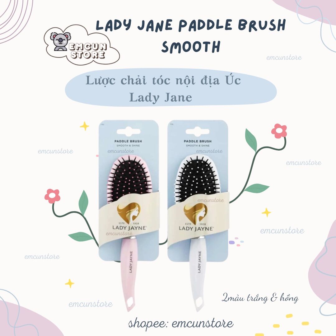(bill Úc) Lược gỡ rối tóc Lady Jane Brush nội địa Úc