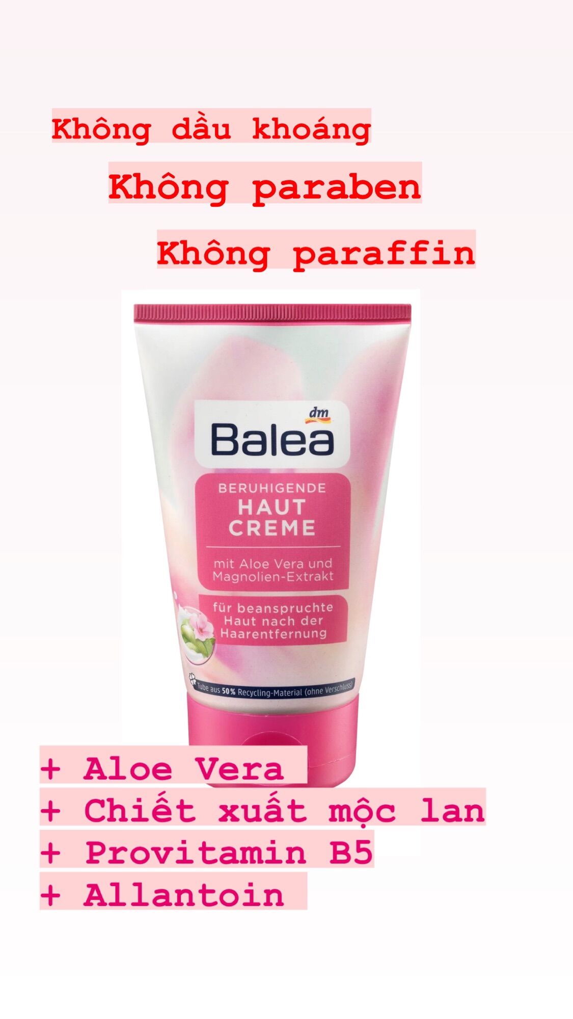 [Bill Đức] Kem ức chế lông Balea và Set dao cạo 8 cái