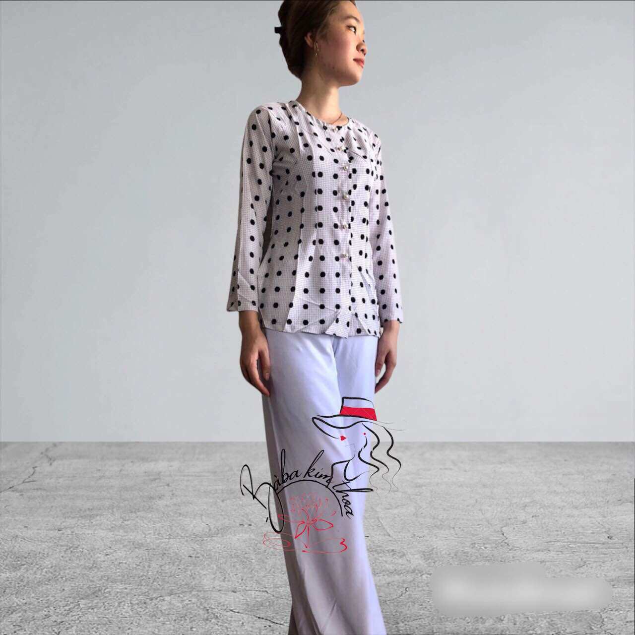 Áo Bà ba nữ đẹp - chất lụa