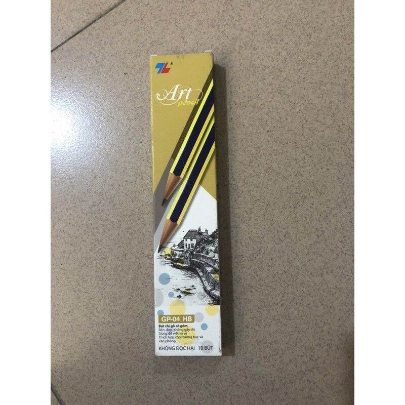 Hộp 10 bút chì 2B, HB