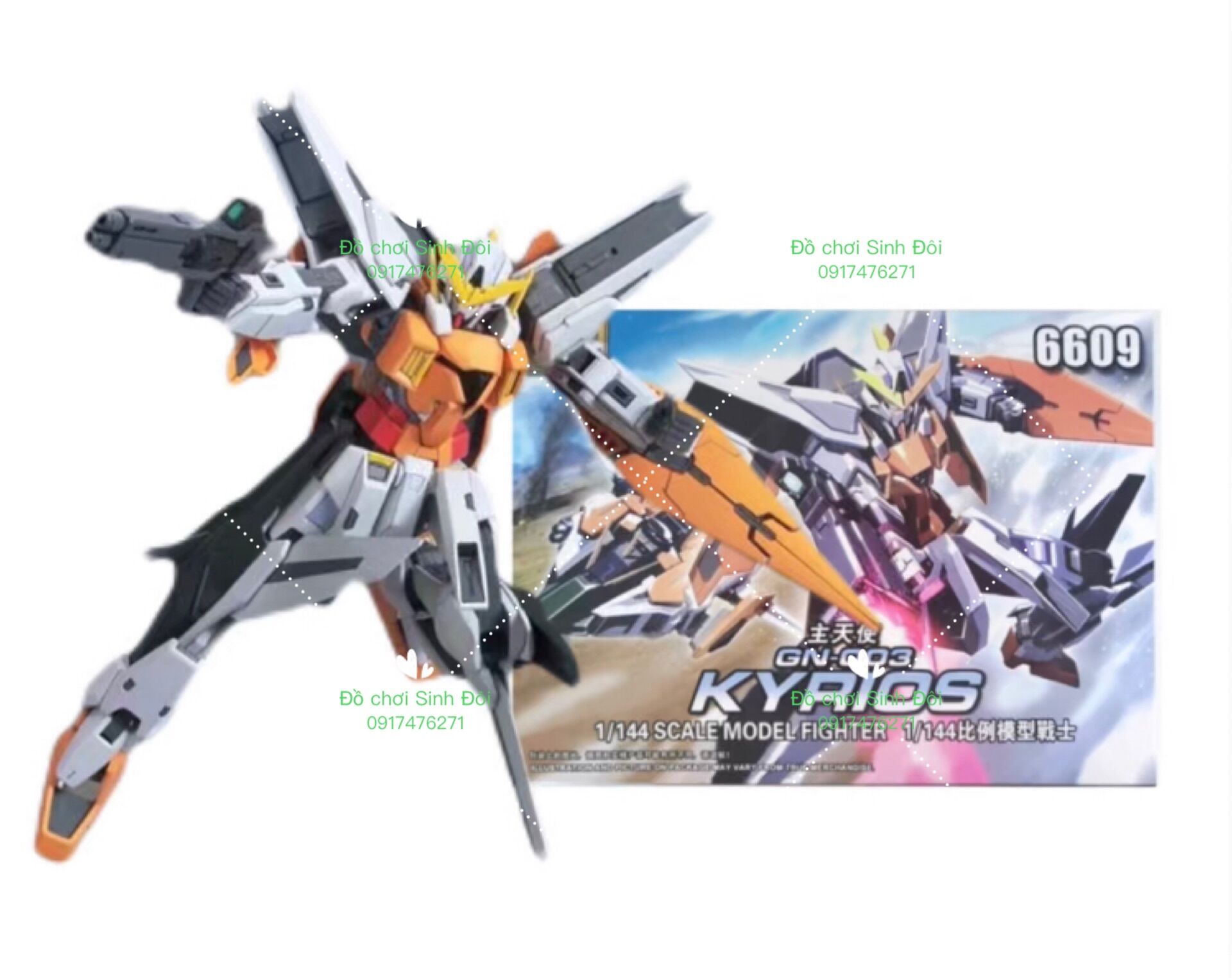 Đồ chơi lắp ráp gundam 6609 - đồ chơi lắp ráp thông minh