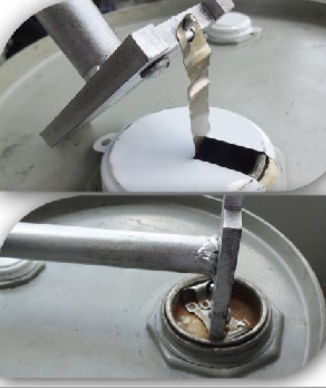 cây mở nắp phuy bằng sắt đa dụng mở nhiều nắp