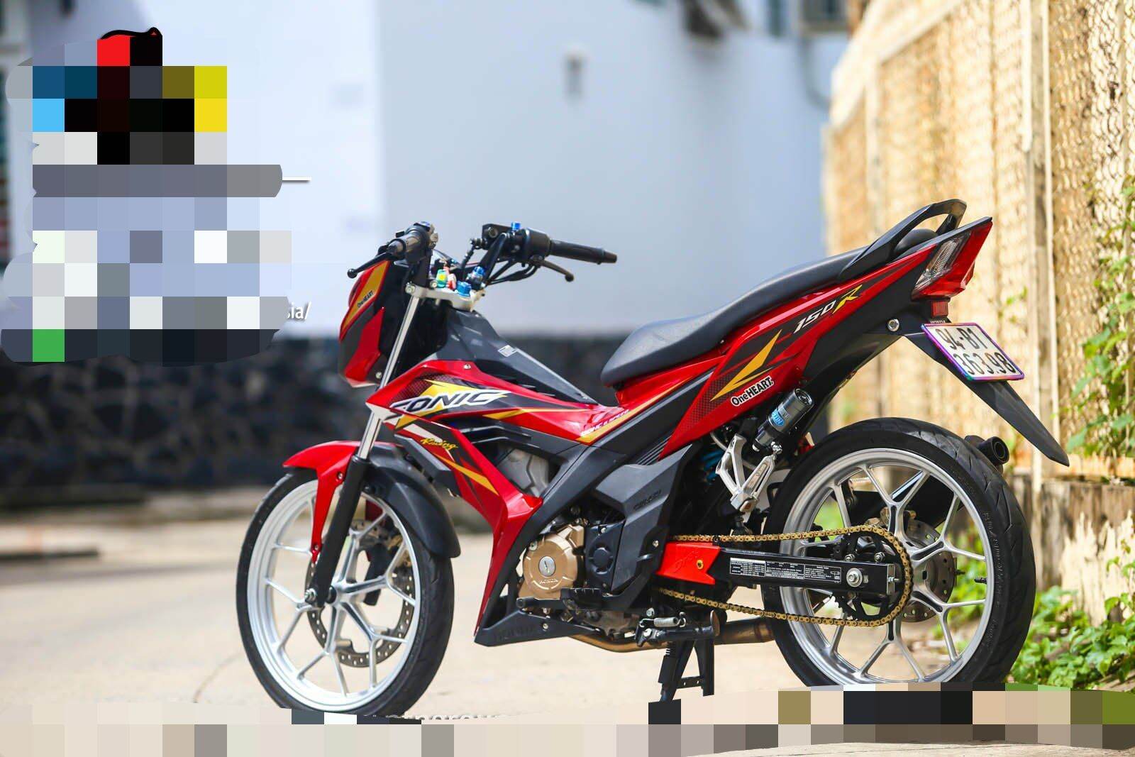 TEM RỜI SONIC 150 ĐỎ - DECAL RUBY