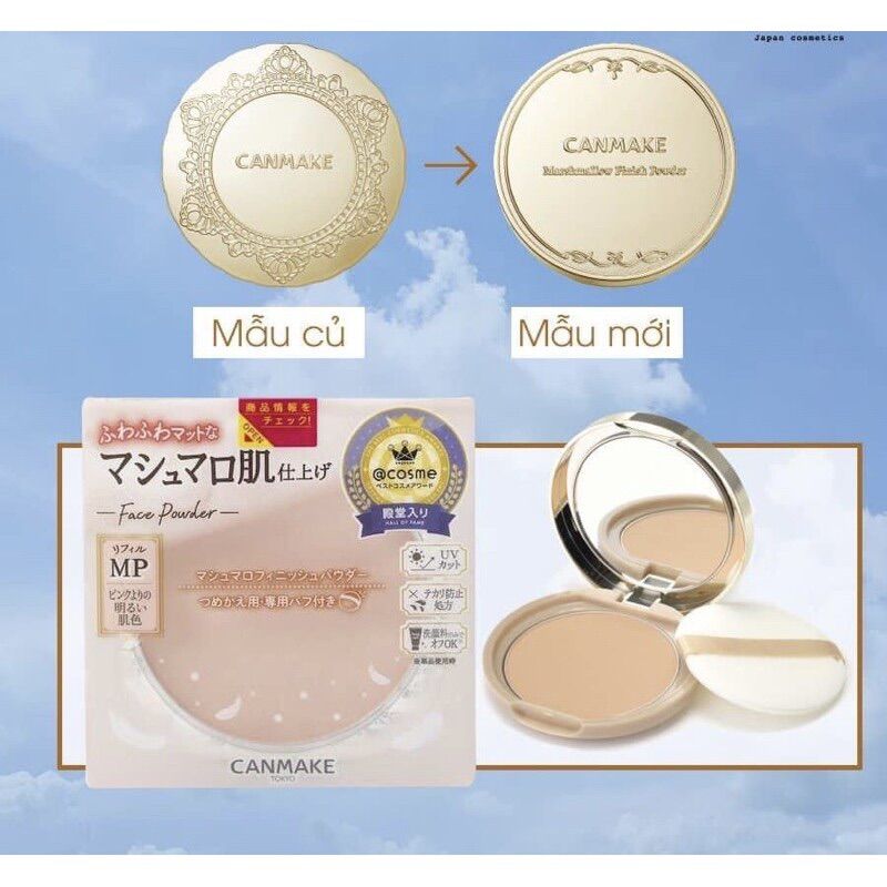 Phấn phủ Canmake Nhật Bản (mẫu mới)