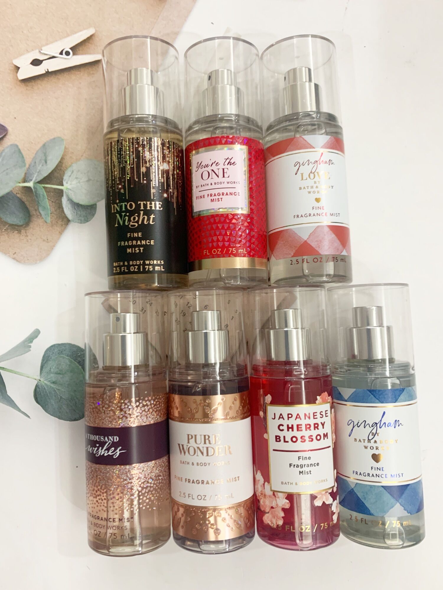 Xịt thơm cơ thể Bath and Body works mini 75ml