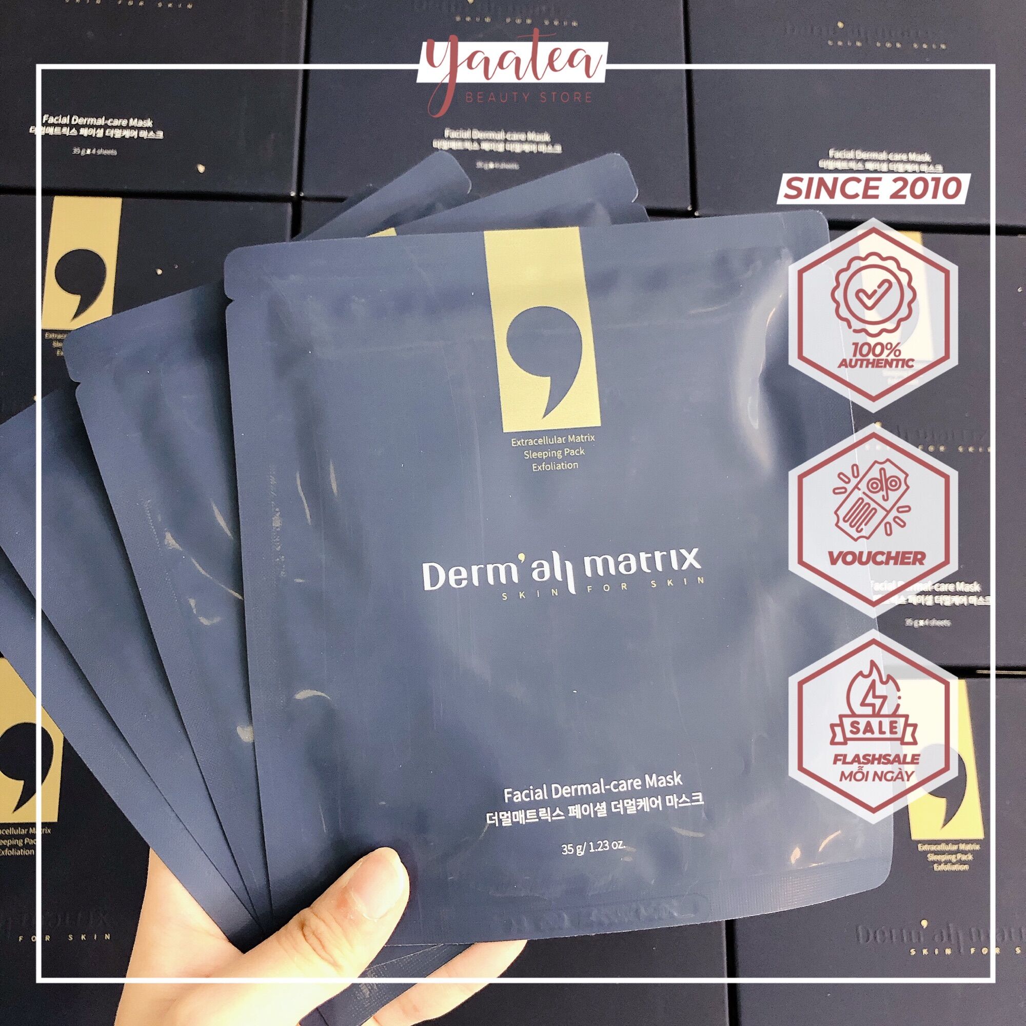 Mặt nạ derm all matrix mask thần thánh mẫu mới