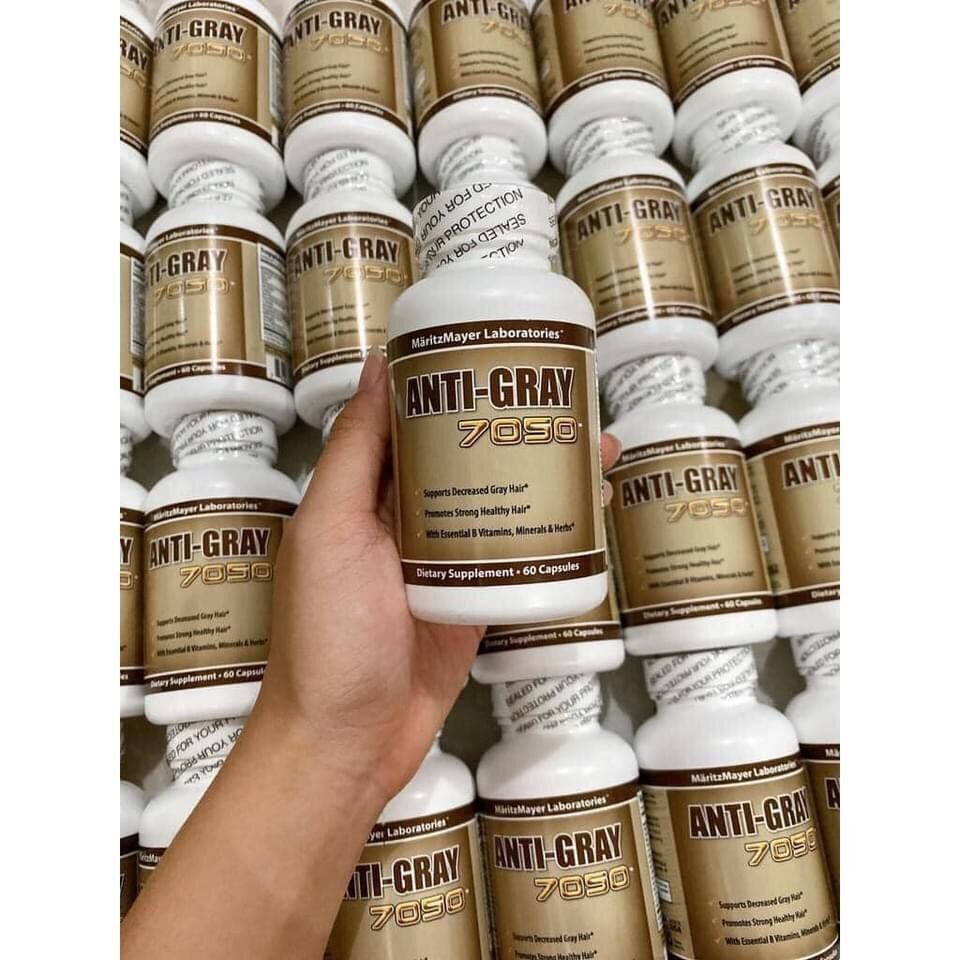 Viên uống bạc tóc